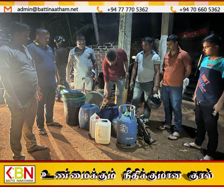 காத்தான்குடி பொலிஸாரின் திடீர் சுற்றிவளைப்பில் 42 பேர் கைது