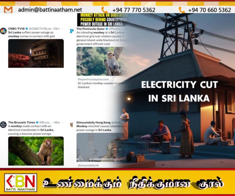 சர்வதேச தலைப்புச் செய்திகளில் இடம்பிடித்த இலங்கை குரங்கு