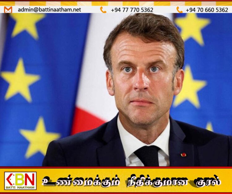 ரஷ்ய – உக்ரைன் போரை வெகுவிரைவில் முடிவுக்குக் கொண்டு வர வேண்டும்; பிரான்ஸ் ஜனாதிபதி
