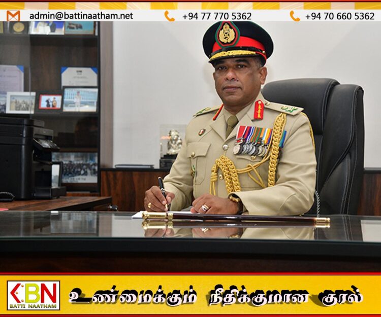இலங்கை இராணுவத்திற்கு புதிய பதவிநிலை பிரதானி நியமனம்