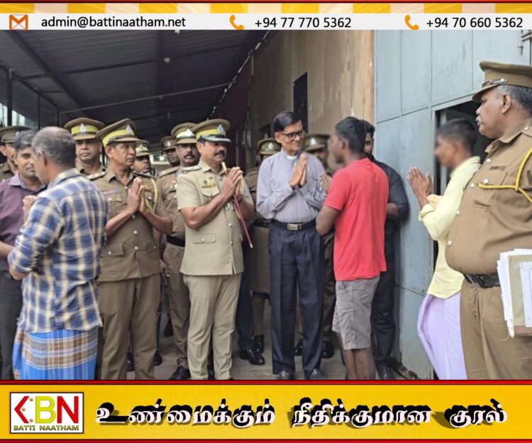 மட்டக்களப்பு சிறைச்சாலையிலிருந்து 16 கைதிகள் பொதுமன்னிப்பில் விடுதலை