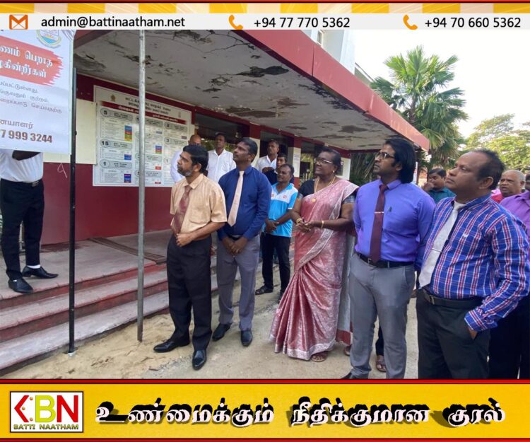 மட்டக்களப்பு மாநகர சபையின் விசேட வேலைத்திட்டம்; சத்துருக்கொண்டானில் சிசிடிவி கேமரா