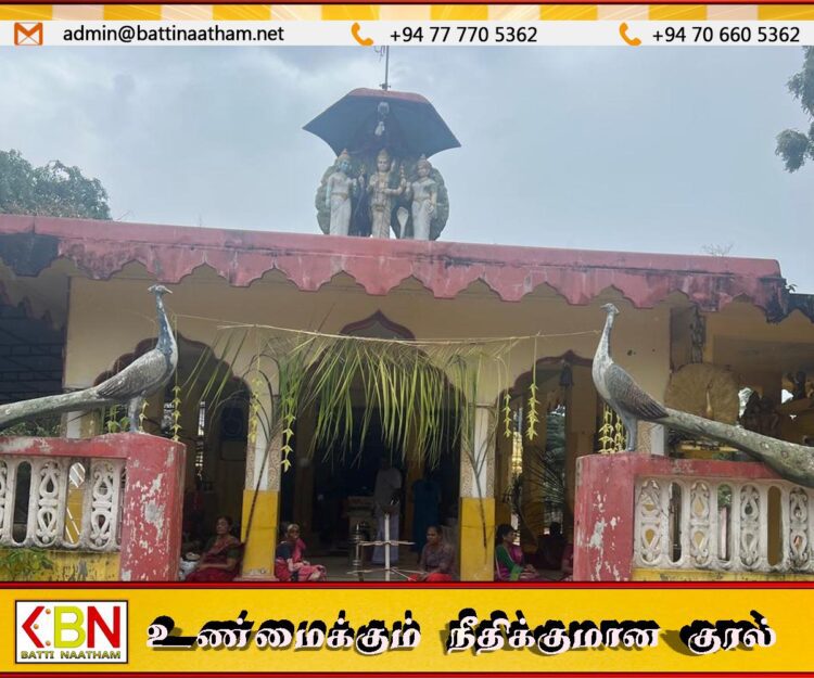 கோட்டைக்கல்லாறு தெற்கு ஸ்ரீ கந்தசுவாமி ஆலயத்தில் தைப்பூச தின விசேட வழிபாடுகள்