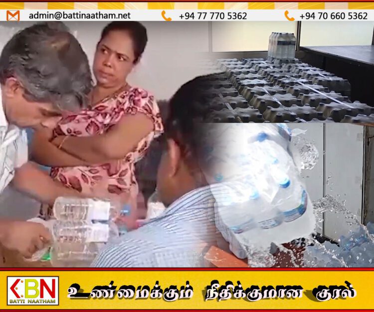போலி 6,800 குடிநீர் போத்தல்களை அழிக்க நடவடிக்கை