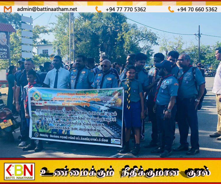 கிளீன் ஸ்ரீலங்கா வேலைத்திட்டத்துடன் இணைந்த இலங்கை சாரணியர் சங்கம்