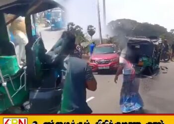 மட்டக்களப்பு கல்முனை பிரதான வீதியில் விபத்து