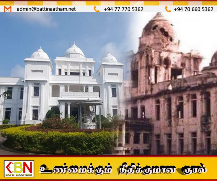 யாழ் நூலகத்திற்காக 100 மில்லியன் ஒதுக்கப்பட்டது