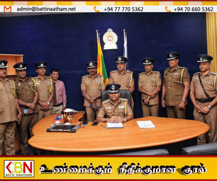 கிழக்கு மாகாணத்துக்கான புதிய சிரேஷ்ட பொலிஸ்மா அதிபராக வர்ண ஜெயசுந்தர கடமைகளை பொறுப்பேற்றார்