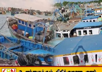 இலங்கை அரசின் நடவடிக்கைக்கு எதிர்ப்பு; காலவரையற்ற வேலை நிறுத்தப் போராட்டத்தில் இராமேஸ்வர மீனவர்கள்