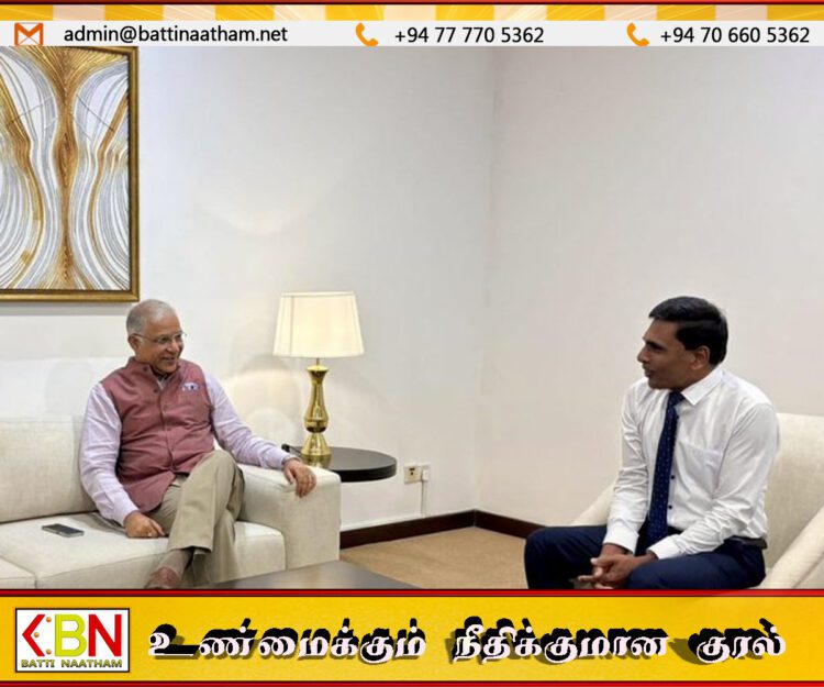 அமைச்சர் ஆனந்த விஜேபாலவுக்கும் இலங்கைக்கான இந்திய உயர்ஸ்தானிகருக்கும் விசேட சந்திப்பு