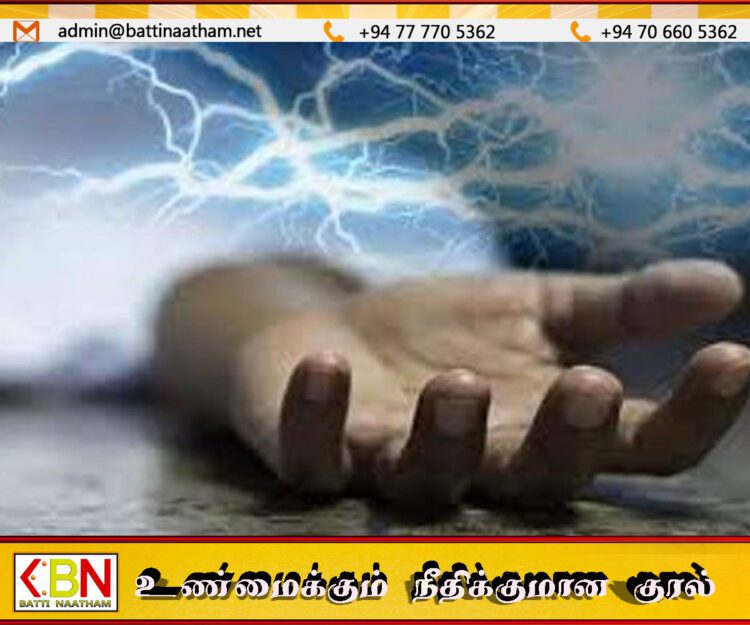 தாய்க்கு உணவளிக்க சென்ற இளைஞன் மின்சார வேலியில் சிக்கி உயிரிழப்பு