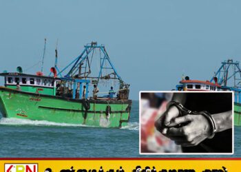 இலங்கைக் கடற்பரப்புக்குள் அத்துமீறி நுழைந்த 10 இந்திய மீனவர்கள் கைது