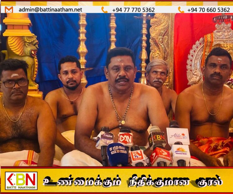 சித்தரினால் ஸ்தாபிக்கப்பட்ட மட்டக்களப்பு செட்டிபாளைய சோமநாதலிங்கேஸ்வரர் ஆலயத்தின் மகா கும்பாபிசேகம்
