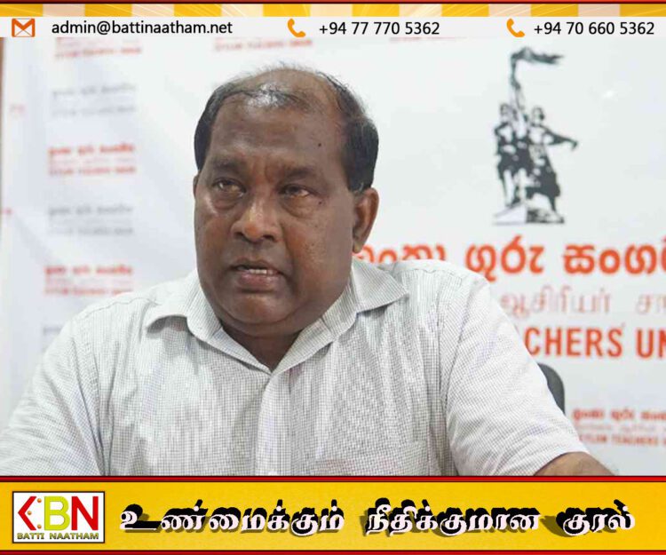 இடமாற்றம் தொடர்பில் இலங்கை ஆசிரியர் சங்க செயலாளரின் கோரிக்கை