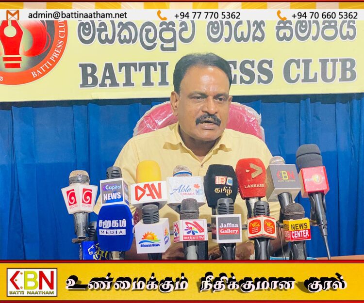 மட்டக்களப்பு மக்கள் சுதந்திர தினத்தை துக்க தினமாக அனுஷ்டிப்பார்கள்; சிறிநேசன்