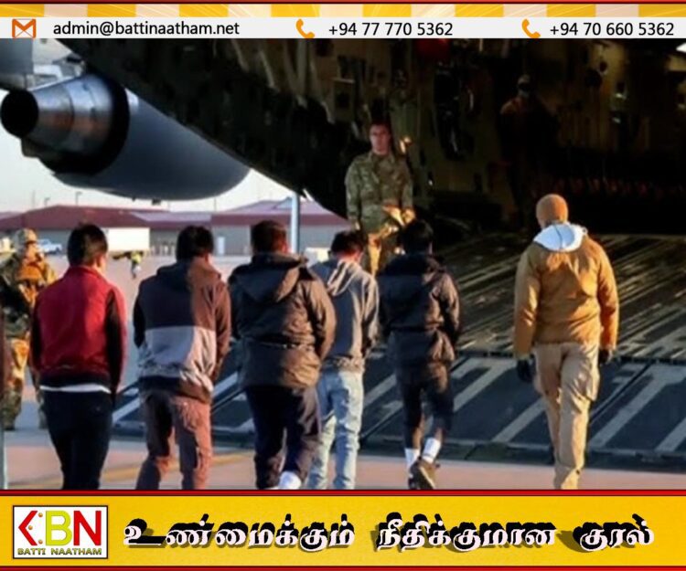 இந்தியர்கள் கைவிலங்கிடப்பட்டு அமெரிக்காவிலிருந்து வெளியேற்றம்; டிரம்ப் மீது வலுக்கும் கண்டனம்