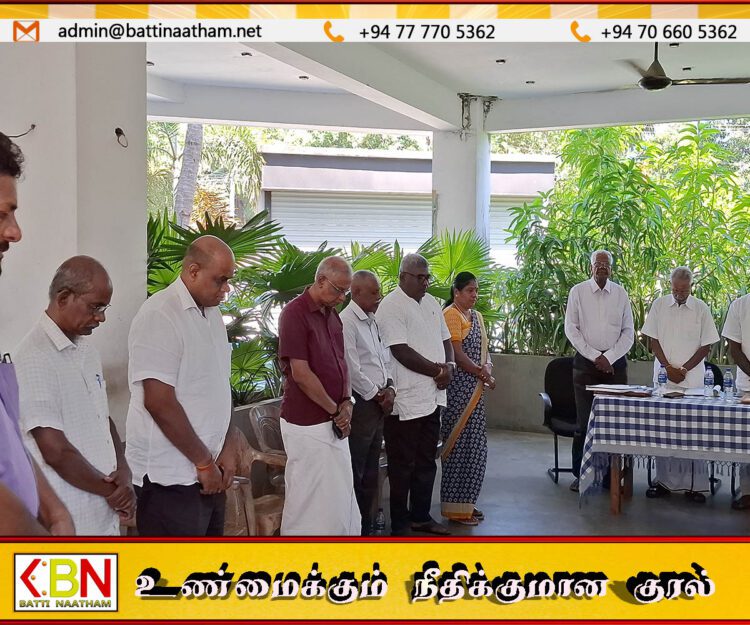 இலங்கைத் தமிழரசுக் கட்சியின் மத்திய செயற்குழுக் கூட்டம் மட்டக்களப்பில் ஆரம்பம்