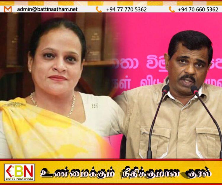 பெண் எம்.பியை விமர்சித்த பிரதியமைச்சர்; கொந்தளித்த ஹர்ஷ