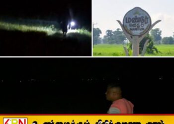 மட்டக்களப்பில் நள்ளிரவில் கிராமத்திற்குள் புகுந்த காட்டு யானைகள்