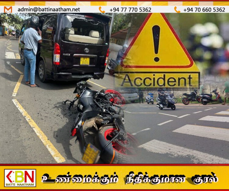 மாவையின் மரண சடங்கில் கலந்து கொள்வதற்காக பயணித்த முன்னாள் பாராளுமன்ற உறுப்பினரின் வேன் விபத்து