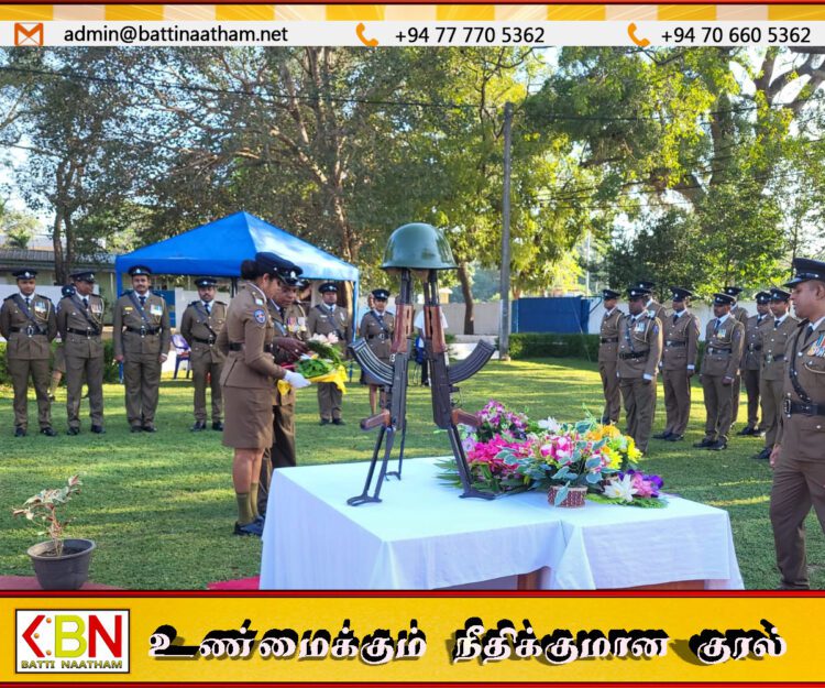 கிளிநொச்சியில் 161 ஆவது பொலிஸ் வீரர்கள் தினம்