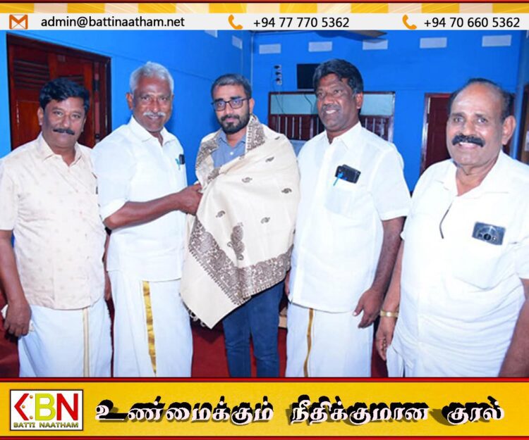 இந்திய மீனவர்கள் எம்பி இளங்குமரனை சந்திப்பு