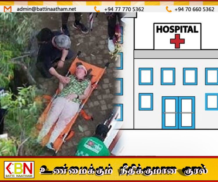 குன்றிலிருந்து தவறி விழுந்த வெளிநாட்டு சுற்றுலா பயணி
