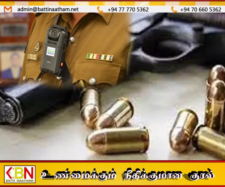 காரைதீவில் கைத்துப்பாக்கி திடீரென வெடித்ததில் காயமடைந்த பொலிஸ்