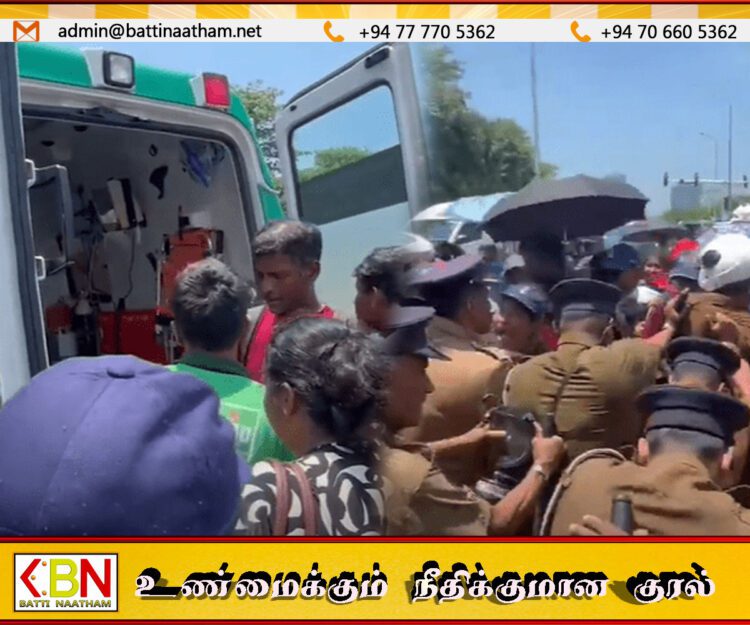 நாடாளுமன்றத்திற்கு அருகில் வேலையற்ற பட்டதாரிகளின் போராட்டத்தினால் பதற்ற நிலை