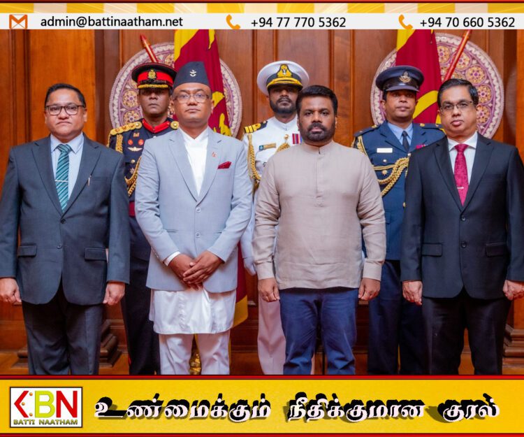 இலங்கைக்கான புதிய மூன்று வெளிநாட்டுத் தூதுவர்கள் நியமனம்