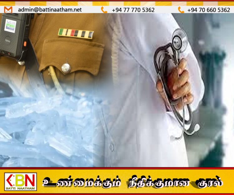 ஐஸ் போதைப்பொருள் பாவித்துக் கொண்டிருந்த வைத்தியர் பொலிஸாரால் கைது