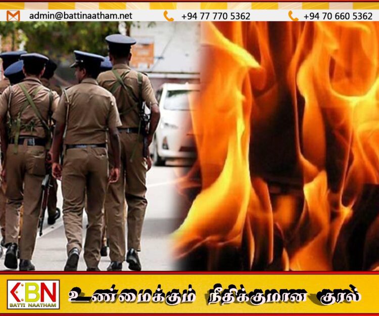 தோட்ட முகாமையாளரை கதிரையொன்றில் கட்டி தீயிட்டுக் கொளுத்திய நபர்