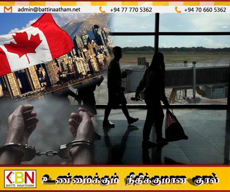 கனடாவுக்கு செல்ல முயன்ற 11 இலங்கையர்கள் கைது!
