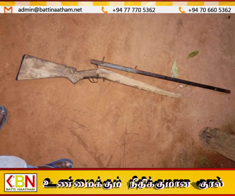 முல்லைத்தீவில் துப்பாக்கியுடன் ஒருவர் கைது