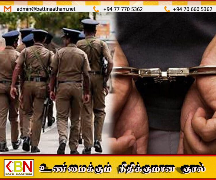 மிளகாய்துளை வீசி வீட்டிலிருந்த ஆண் ஒருவரின் தங்கச்சங்கிலியை திருடிய நபர் கைது