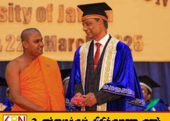 யாழ் பல்கலைக்கழகத்தில் தமிழ் மொழியில் பட்டம் பெற்ற பௌத்த துறவி!