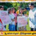 நாடாளுமன்றத்திற்கு அருகில் ஆர்ப்பாட்டத்தில் ஈடுபட்ட வேலையற்ற பட்டதாரிகள்; நேரில் சென்ற சஜித்