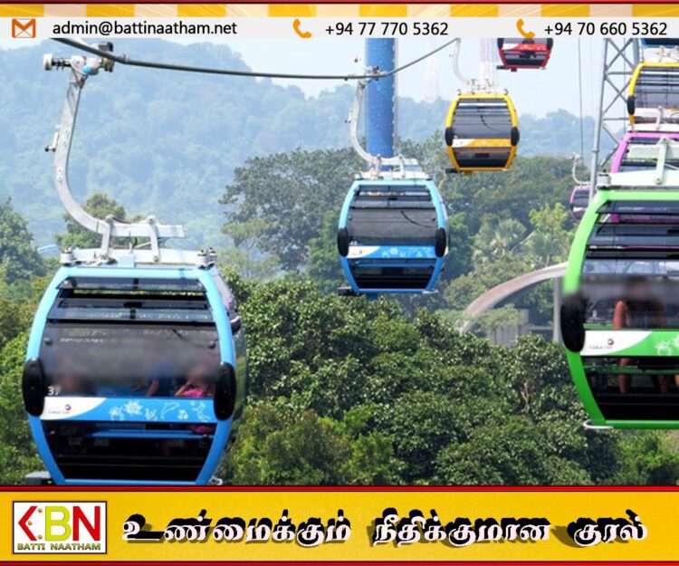 இலங்கையில் முதலாவது கேபிள் கார் திட்டம் ஆரம்பம்