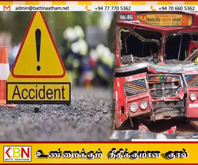அரச பேருந்து ஒன்று வீட்டின் மீது மோதி விபத்து; குழந்தை உட்பட 21 பேர் காயம்