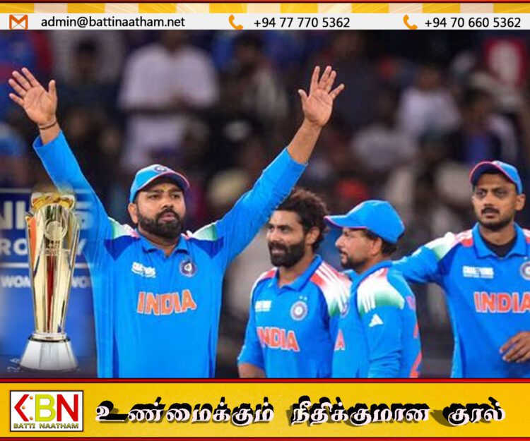சாம்பியன்ஸ் டிராபி அரையிறுதி போட்டியில் அவுஸ்திரேலியாவை வீழ்த்திய இந்தியா