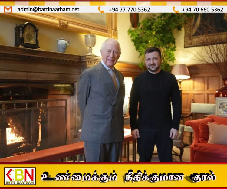 உக்ரைன் ஜனாதிபதி மற்றும் மூன்றாம் சார்ல்ஸ் இடையே விசேட சந்திப்பு