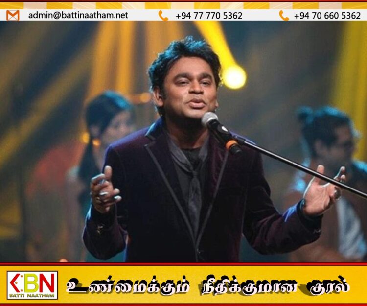 நெஞ்சுவலி காரணமாக ஏ.ஆர்.ரஹ்மான் வைத்தியசாலையில் அனுமதி