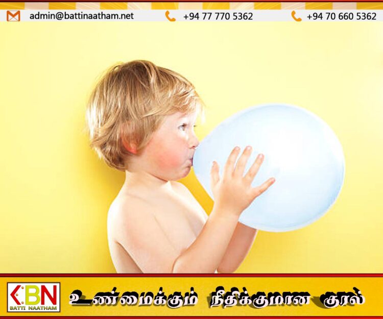 காலியில் பலூன் தொண்டையில் சிக்கி சிறுவன் மரணம்