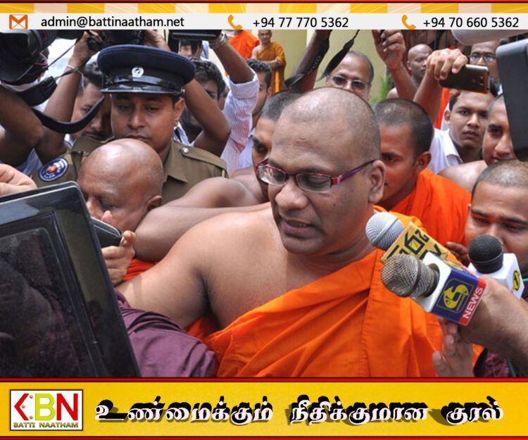உயிர்த்த ஞாயிறு தாக்குதலின் பிரதான சூத்திரதாரி யாரென்பது எனக்குத் தெரியும்; ஞானசார தேரர்