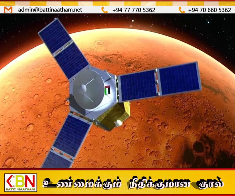 செவ்வாய் கிரக வானத்தில் ஒளிக்கதிர்களை படம் பிடித்த ‘ஹோப்’