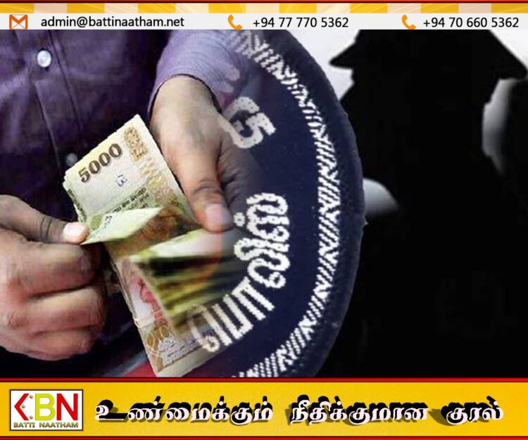யாழில் இலஞ்சம் வாங்கிய பொலிஸ் அதிகாரியின் மகன் மீது நடவடிக்கை எடுக்கத் தயங்கும் அதிகாரிகள்?