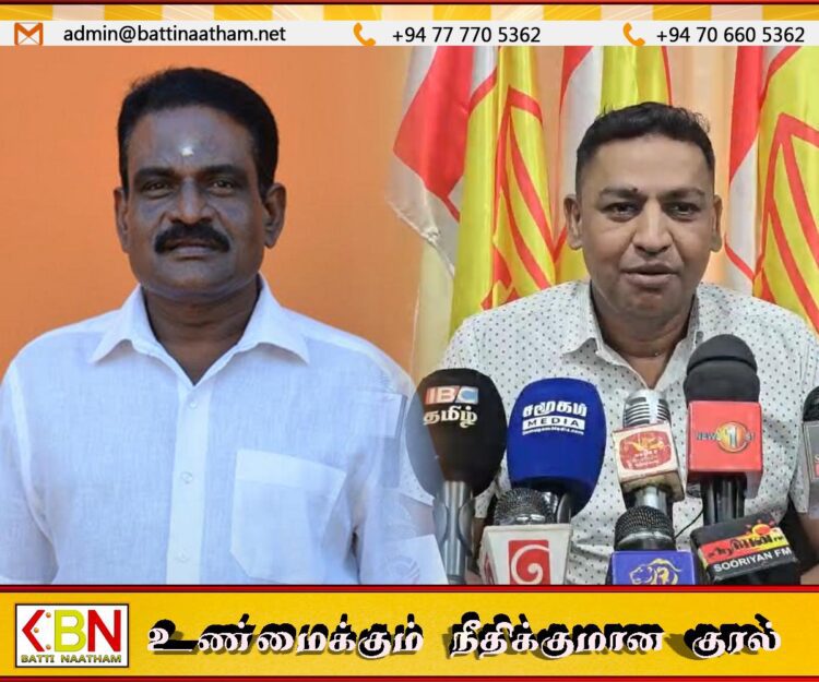 பாராளுமன்ற உறுப்பினர் சிறிநேசன் மீது சட்டநடவடிக்கை எடுக்கப்போவதாக தமிழ் மக்கள் விடுதலைப்புலிகள் கட்சி அறிவிப்பு