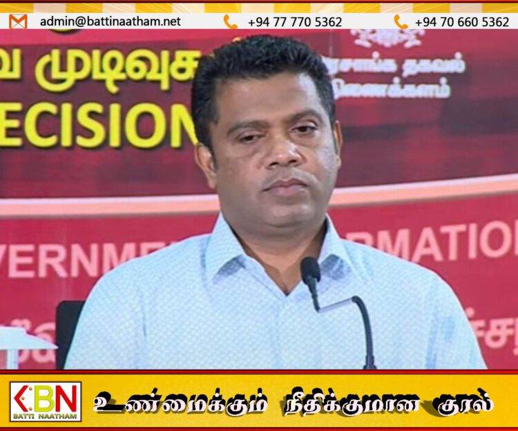 கிழக்கு மாகாணத்தில் செயற்படும் இஸ்லாமிய தீவிரவாதக் குழு; அமைச்சரவை பேச்சாளர்