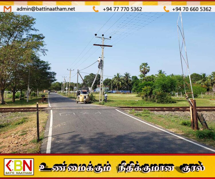 ஏறாவூர் பற்று செங்கலடி பிரதேச சபையினால் களுவன்கேணி வீதிக்கு மின் விளக்குகள் பொருத்தும் நடவடிக்கை