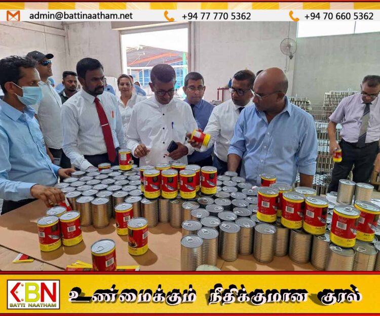 இலங்கையில் முதல் தடவையாக டின் மீன்கள் ஏற்றுமதி